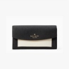 Kate Spade Black Cartera con Tarjetero