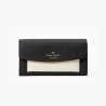 Kate Spade Black Cartera con Tarjetero