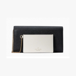 Kate Spade Black Cartera con Tarjetero