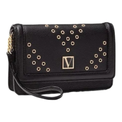 Victoria´s Secret Negro Cartera Muñequera