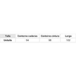 UNITALLA - Falda con nudo lateral