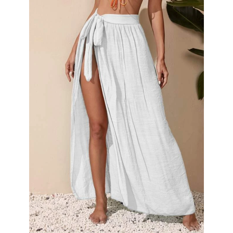 Talla L - Falda con nudo a la cintura