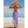 Talla S - Falda Lisa con Nudo